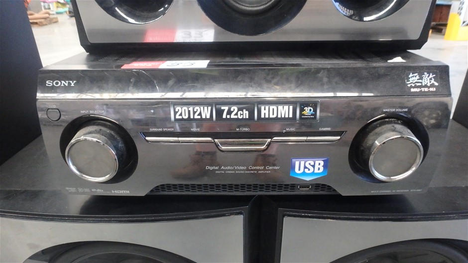 Sony HTM77 Muteki 7.2 Home Theatre System Auction (00509010805