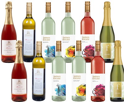 James Estate White Mixed Pack (12 x 750m