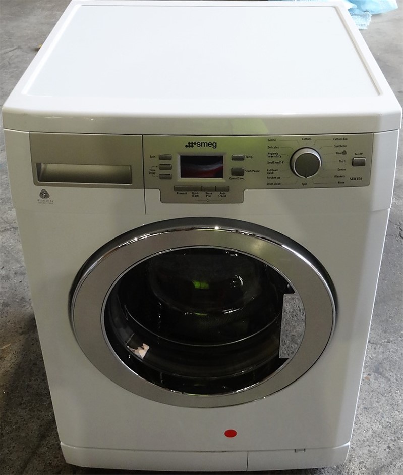 Smeg 8kg Front Load Washing Machine (White) (SAW816) Auction