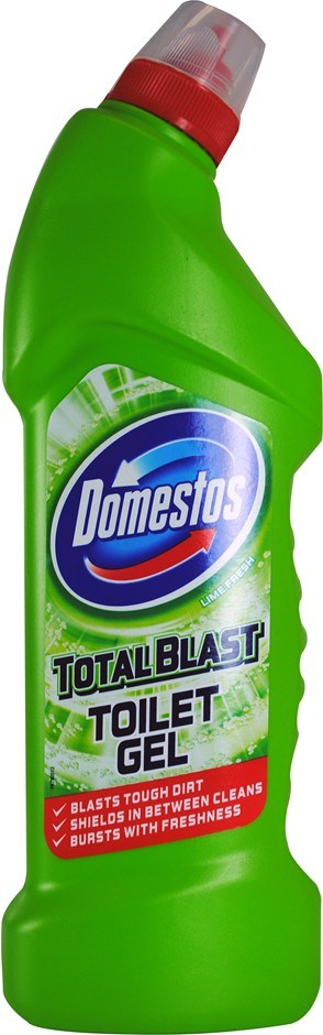 6 x Domestos 750Ml Toilet Gel Total Blas