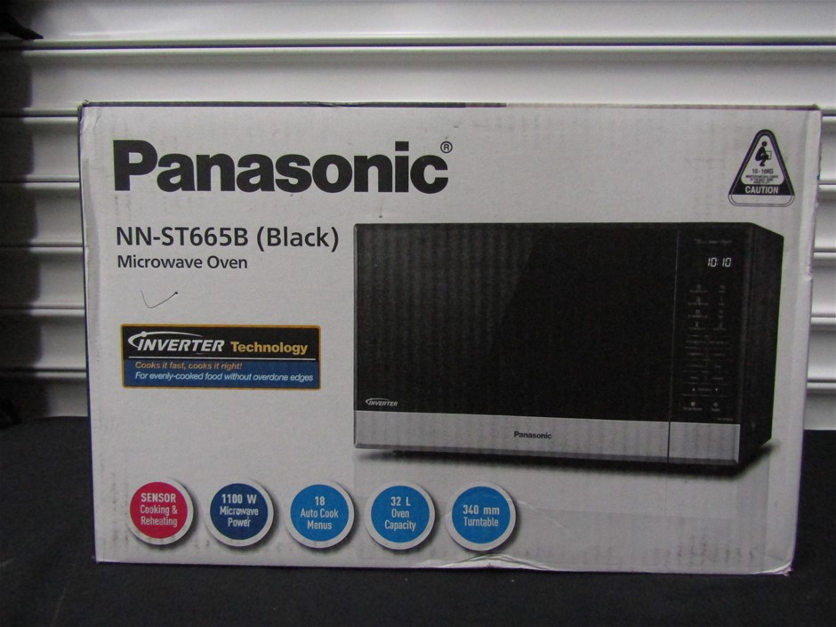 Panasonic 32L Microwave Oven (Black) (NNST665B) Auction (00033139471