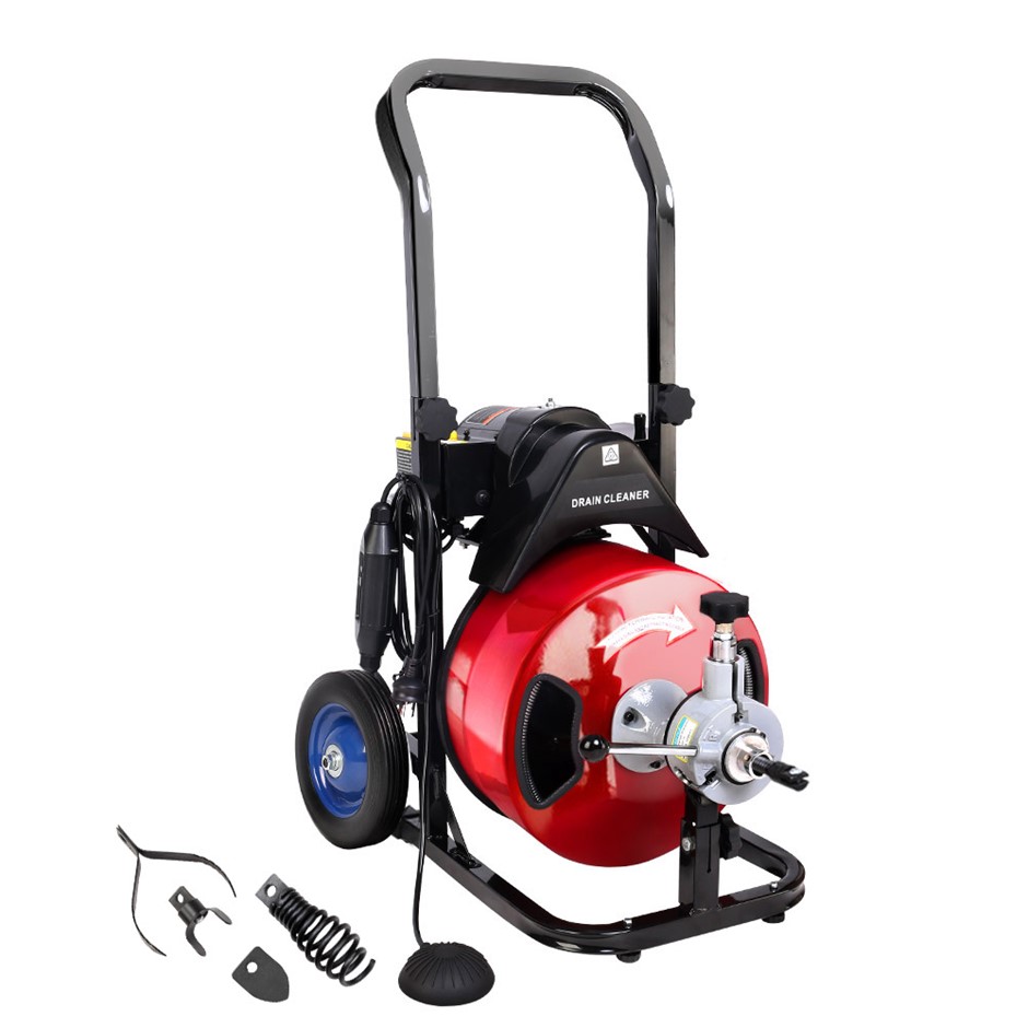 Buy Giantz Electric Drain Cleaner Rigid Plumbing Sewerage Pipe Machine 