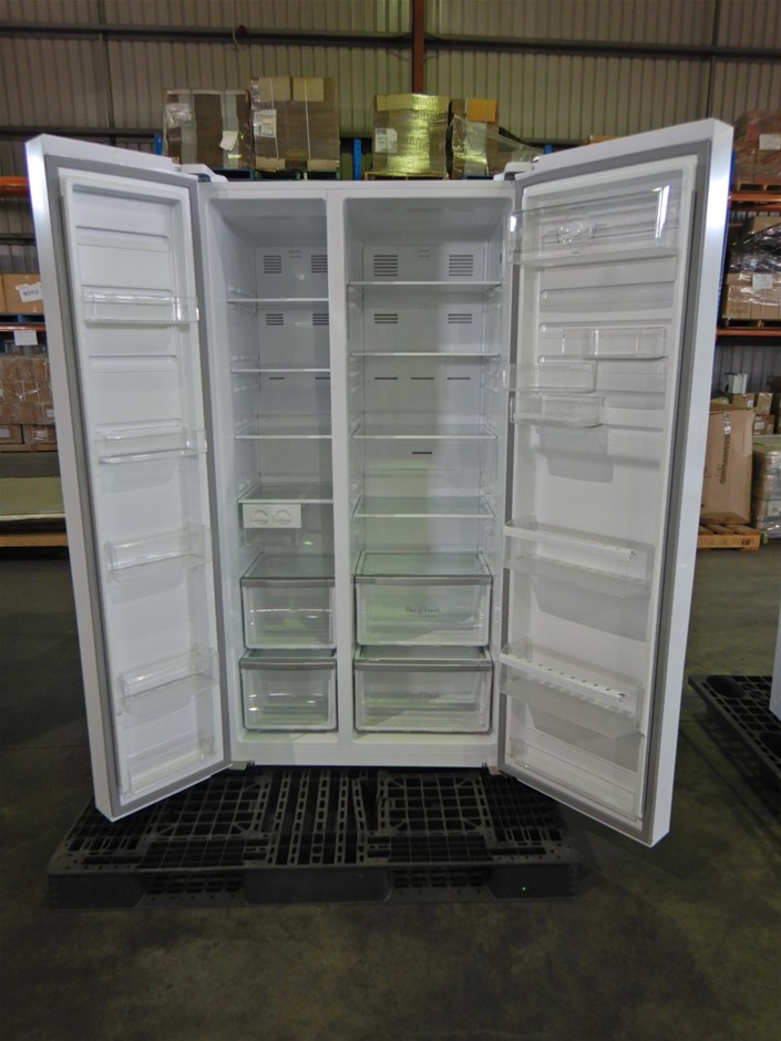 Westinghouse 620L Side By Side Fridge (WSE6200WA) Auction (00238504908