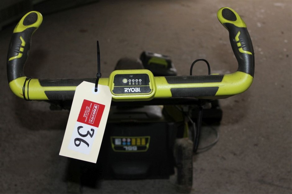 Battery Operated Lawn Mower - Make Ryobi model Brushless ...