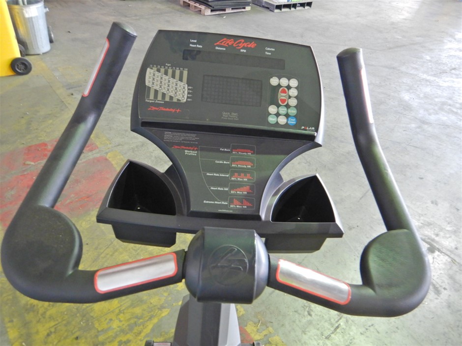 life fitness stationary bike used