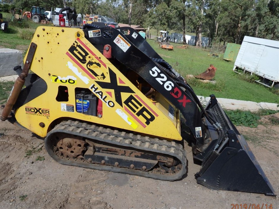 Boxer 526DX Rubber tracked mini loader Auction (00025037728) Grays