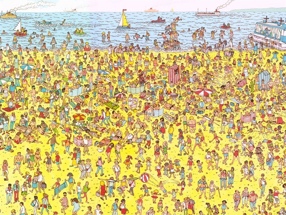 Holdson Where's Wally? At the Beach Jigs