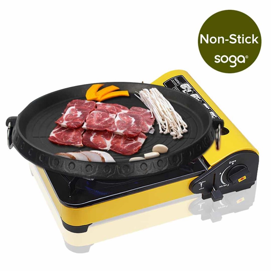 Portable Butane Stove Gas Burner Yellow 