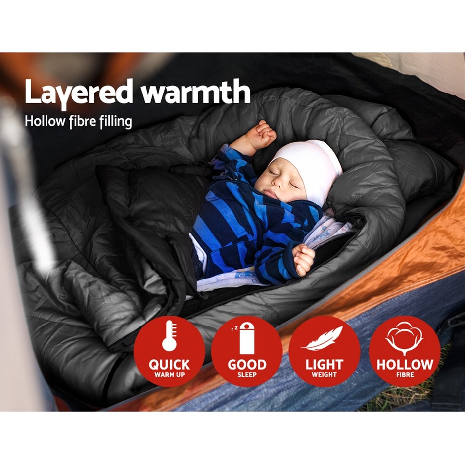 Buy Weisshorn Sleeping Bag Single Camping Hiking 20 degree Tent Winter