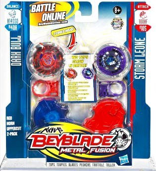 BeyBlade Metal Fusion (2Pack) Red Horn U