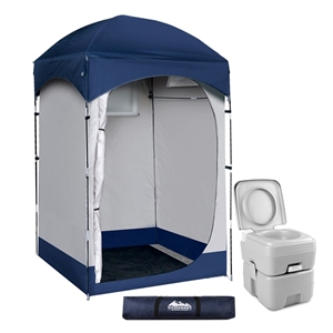 WEISSHORN 20L Outdoor Portable Toilet Ca