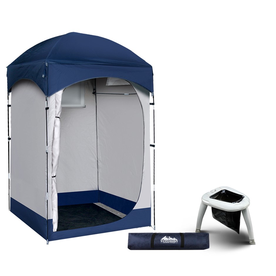 Buy WEISSHORN Camping Shower Tent Portable Toilet Outdoor Change Room