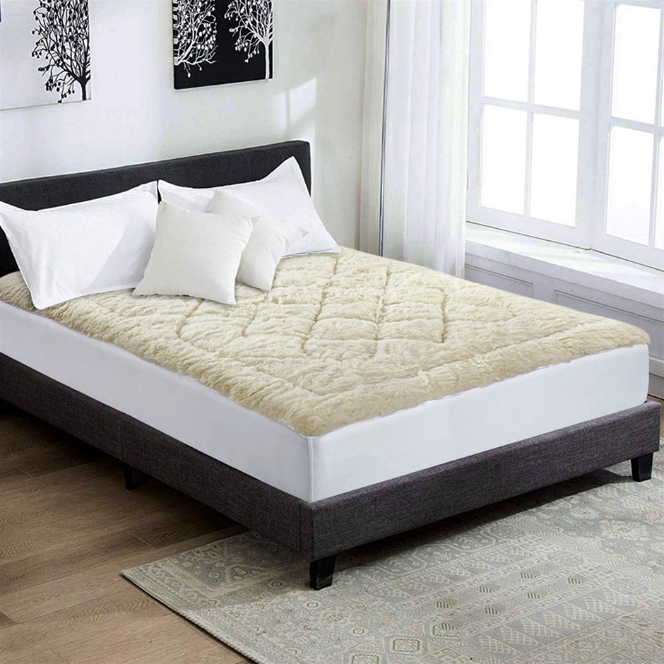 Giselle KING Wool Underlay Mattress Topp