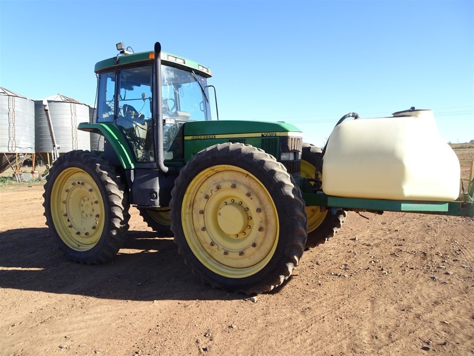 John Deere 7410 High Crop FWA tractor Auction (00057023593) Grays Australia