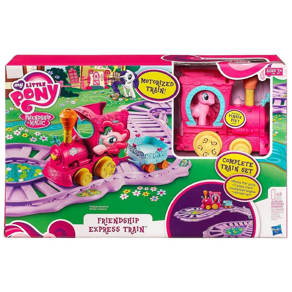 My little pony train hot sale set