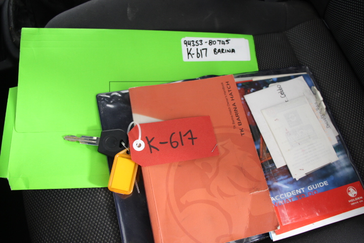 2005 Holden Barina TK Manual Hatchback Auction (0001-7748627) | Grays