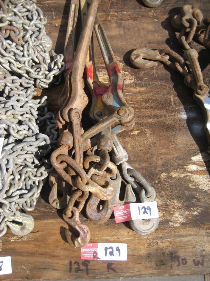 Transport Chain Dogs x 4 Auction (01297024017) Grays Australia