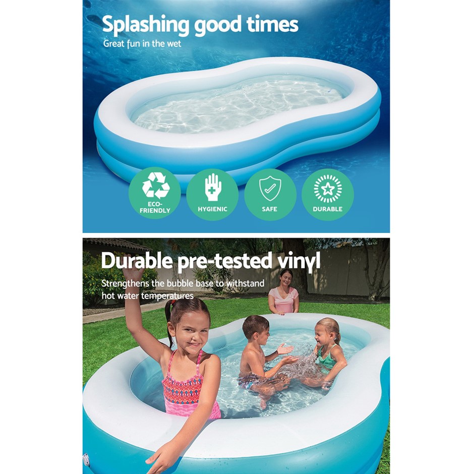 new bestway pentagon vinyl family fun pool