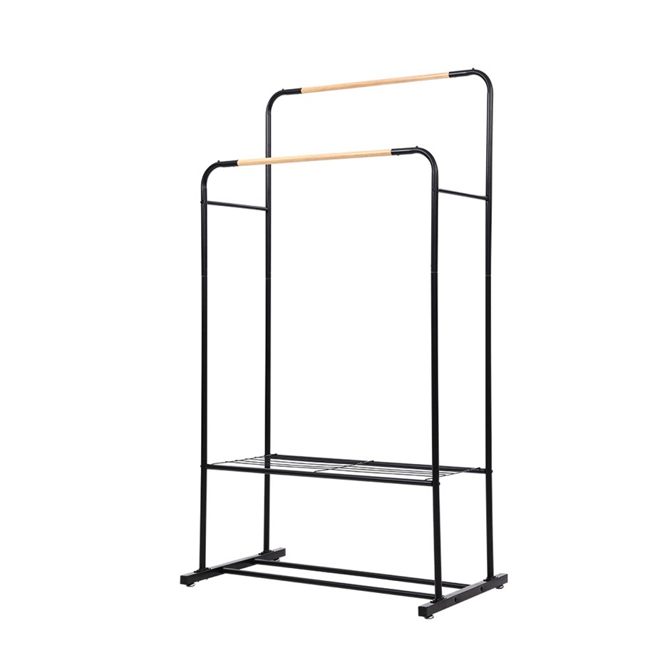 Portable Clothes Rack Rail Hanger Stand 
