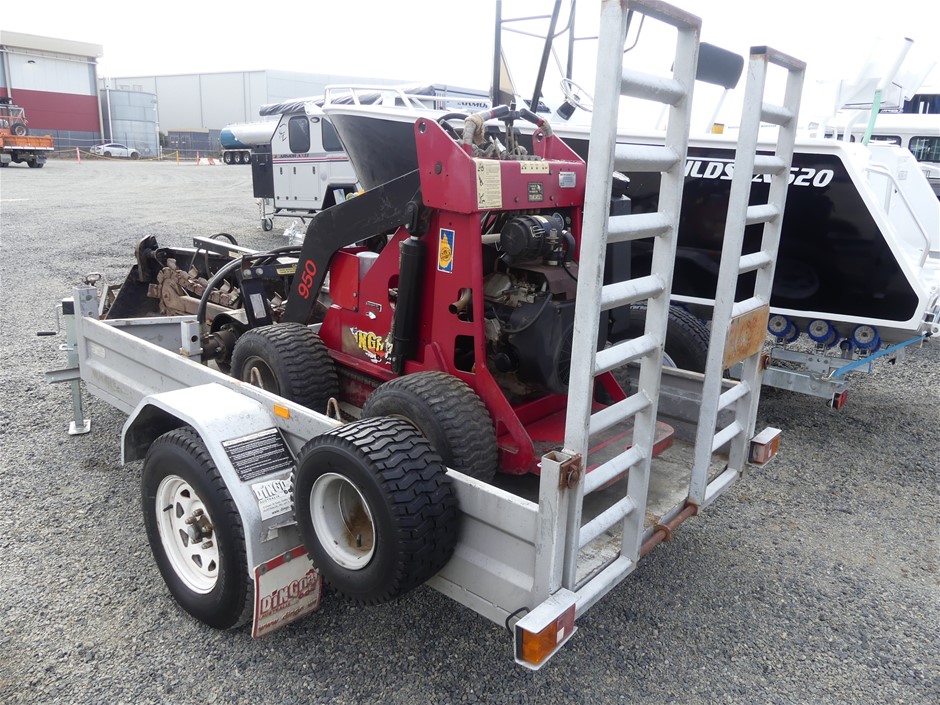 Purpose Built Dingo Plant Trailer with Dingo Mini Skid Steer Digger