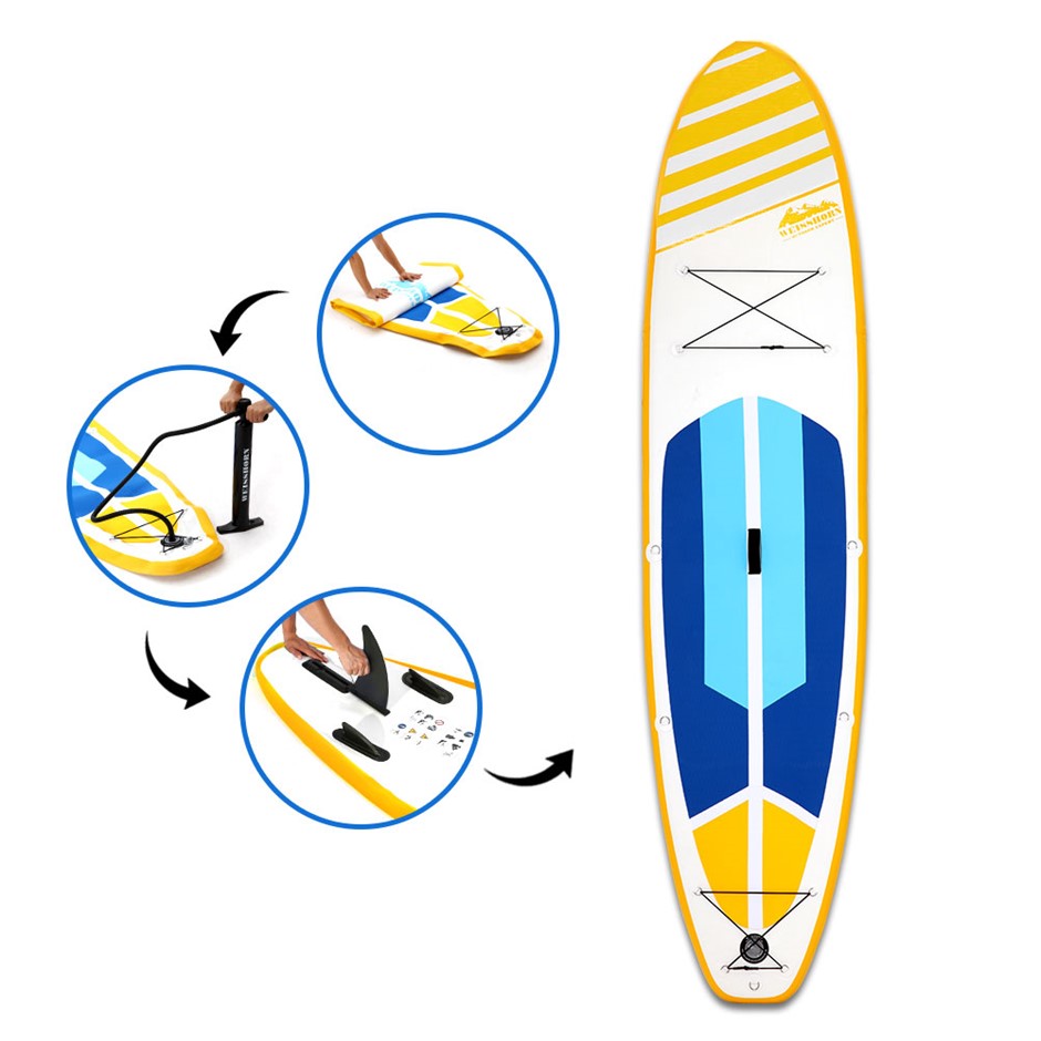 Buy Weisshorn 11FT Stand Up Paddle Board Yellow Grays Australia