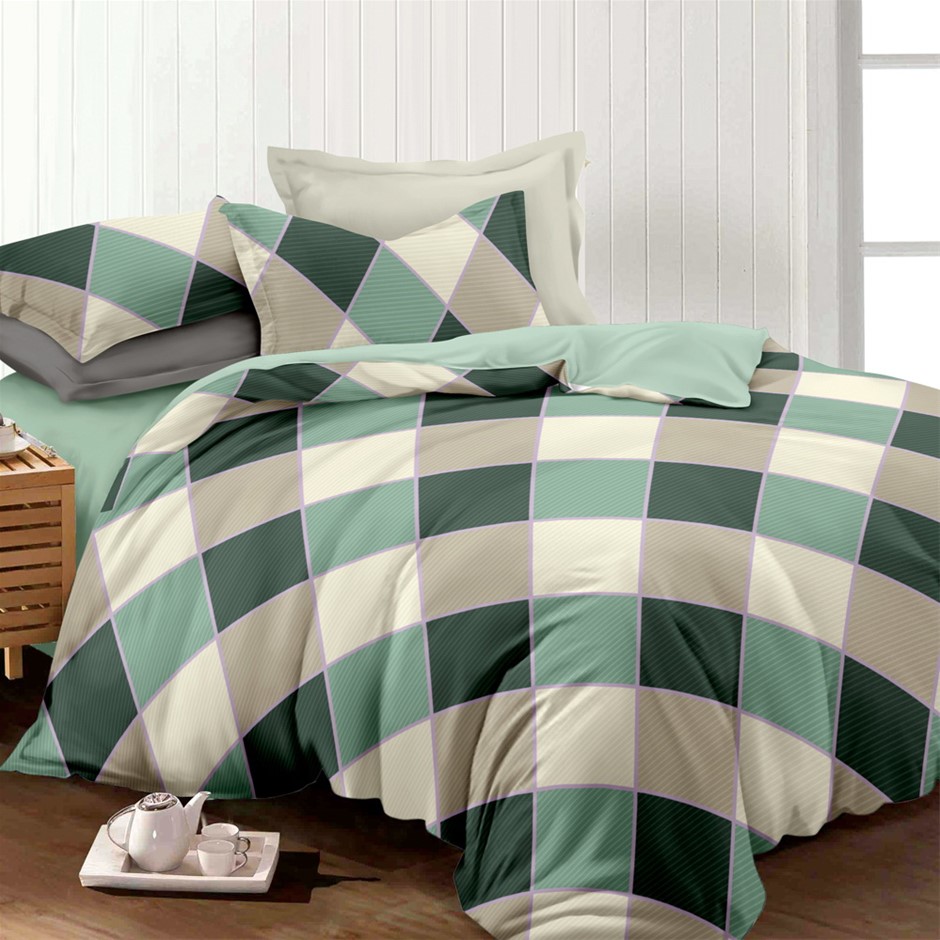 Giselle Bedding Quilt Cover Set Queen Be