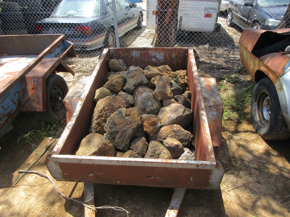 Trailer & Rocks for Garden Auction (00183016682) Grays Australia