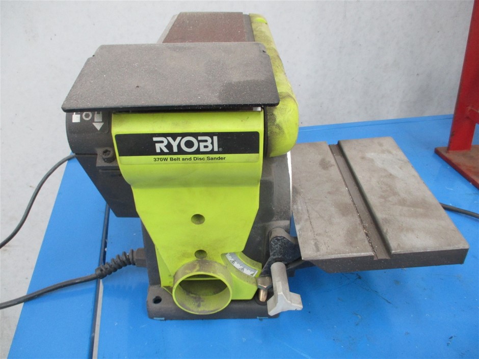1x Ryobi 370W Belt and Disc Sander Auction (00113016721) Grays Australia