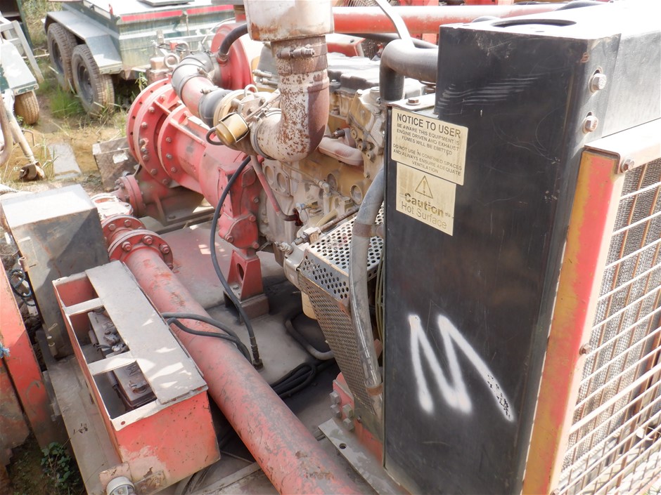 Skid Mounted Godwin Diesel Powered Water Pump (PO764)