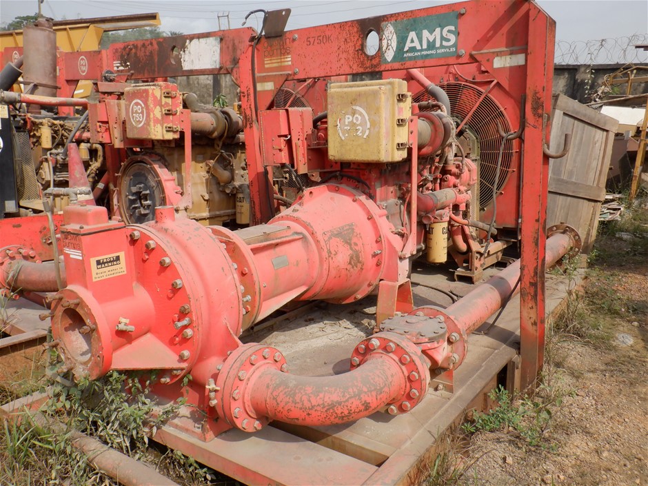 Skid Mounted Godwin Diesel Powered Water Pump (PO752)