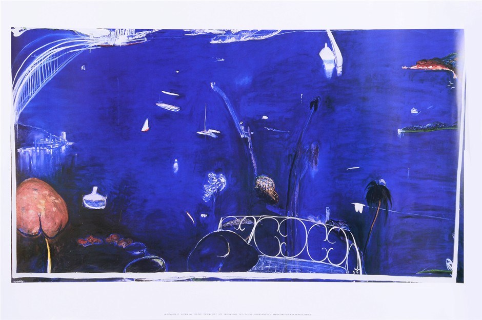 Brett Whiteley’s Limited Edition Offset Lithographic Print ’The Arrival’