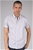 Flinders Lane Gradient Motif Print Short Sleeve Shirt With Roll Up Cuff