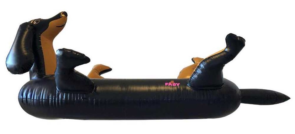 dachshund inflatable pool float