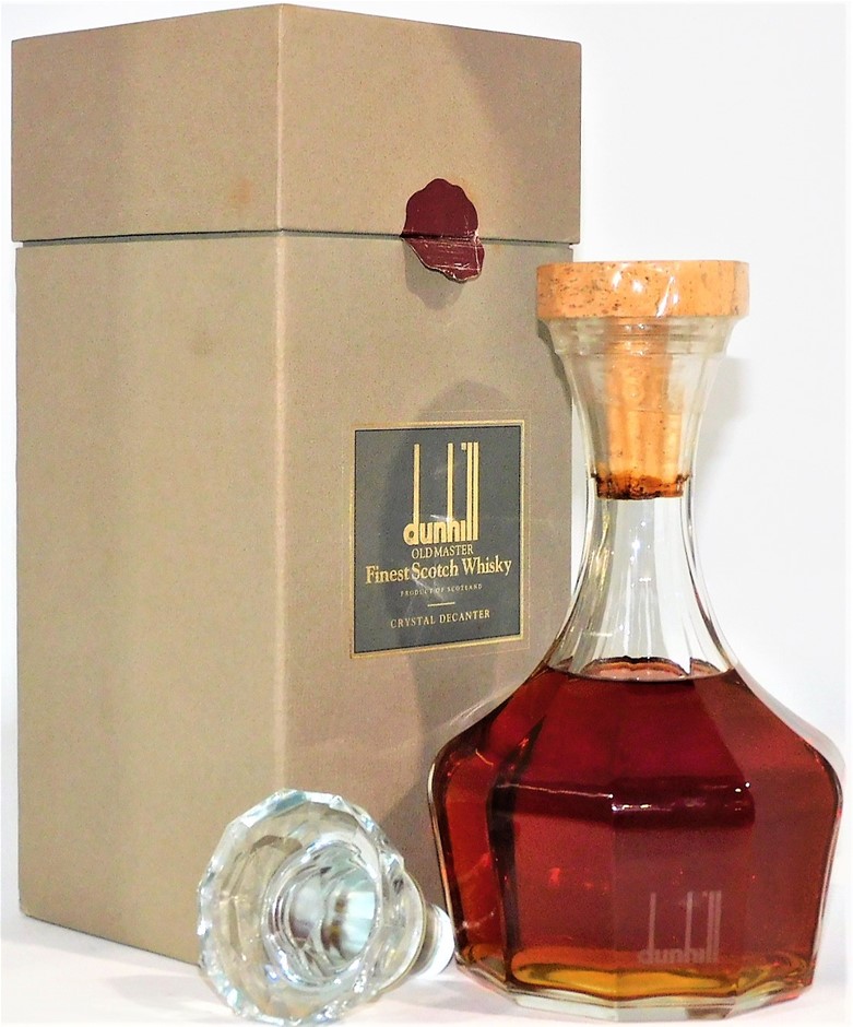 Dunhill Old Master Crystal Decanter www.alkasaba.ma