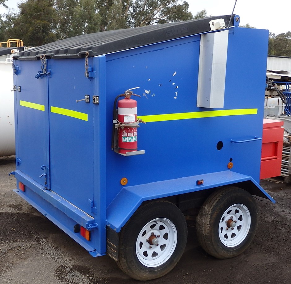 2015 Tandem Mobile Skip Bin Trailer Auction (00243016918) Grays