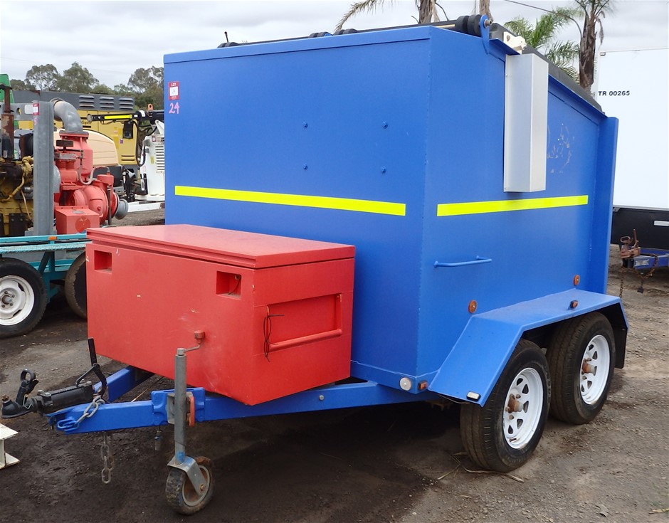 2015 Tandem Mobile Skip Bin Trailer Auction (00243016918) Grays