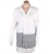 NAUTICA Women's Longline Cardigan, Size XL, Cotton/ Viscose/Wool, Ivory/Nav