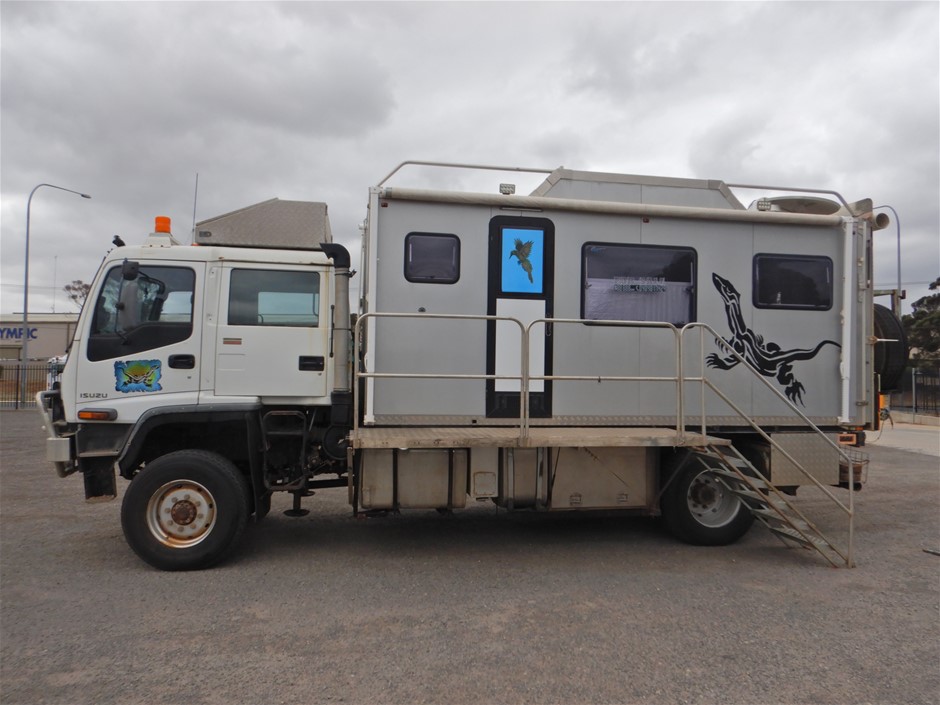 2006 Isuzu FTS 4x4 Camper Truck (Pooraka, SA) Auction (0008-8013026