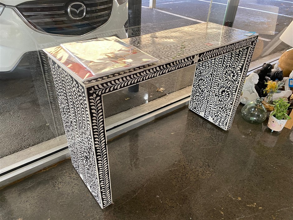 Tahari Console Table Bone Inlay Auction (00463017009) Grays Australia