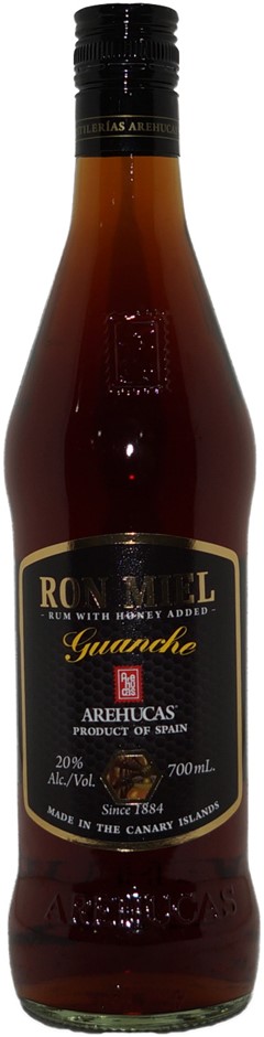 Arehucas Ron Miel Guanche Honey Rum NV (1 x 700mL) Auction (0008 ...