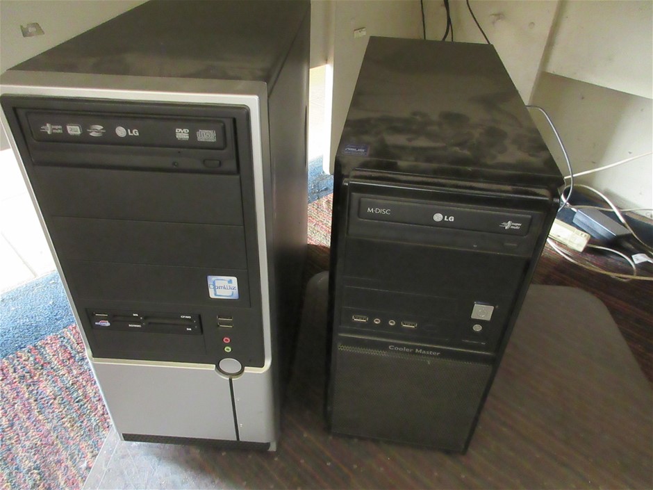 LG Computer Tower with Samsung Monitor Auction (01449015608) Grays