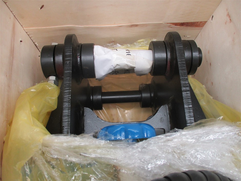 6-10mm Black Agate & Frosted Agate Pendant Charm Necklace