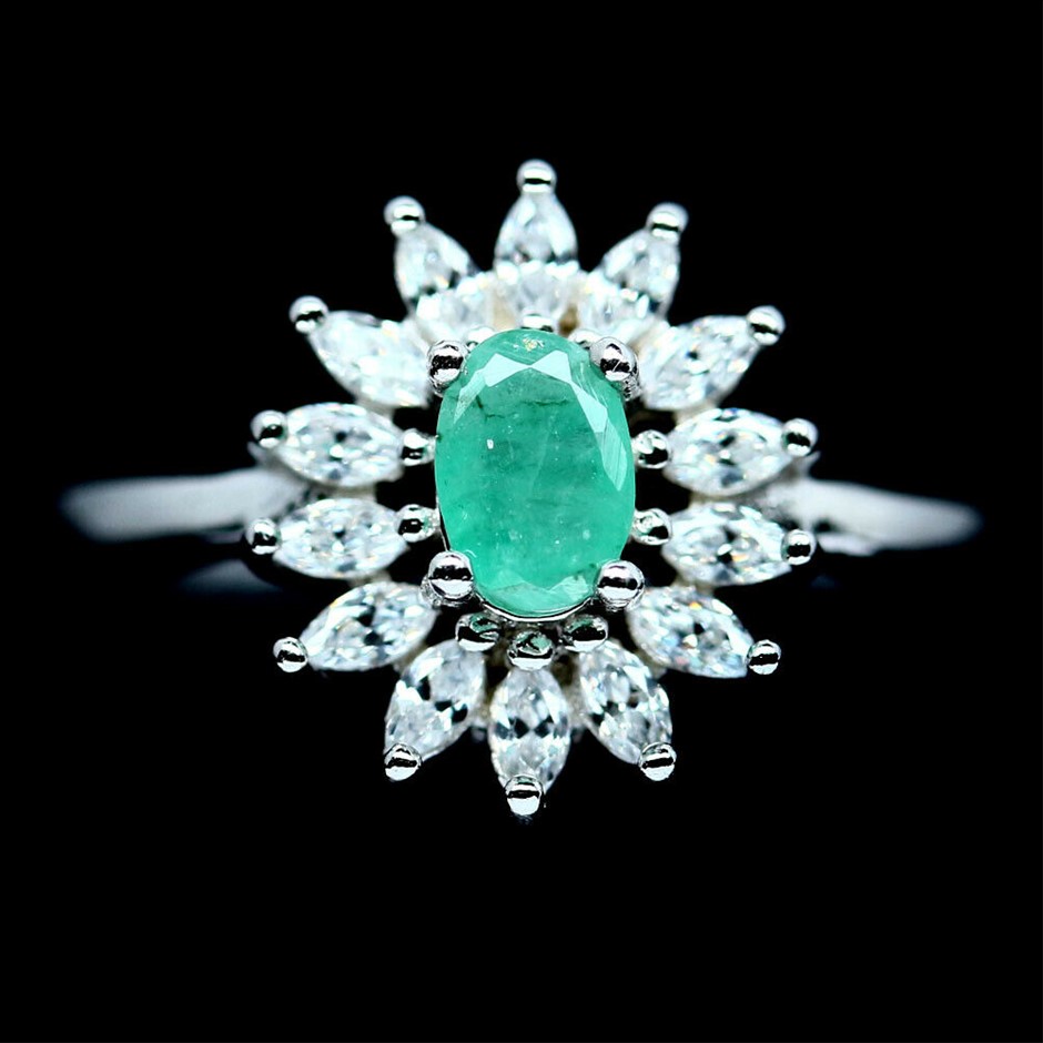 18K Gold-Filled Chain Necklace with Simulated Diamonds - 55.8cm