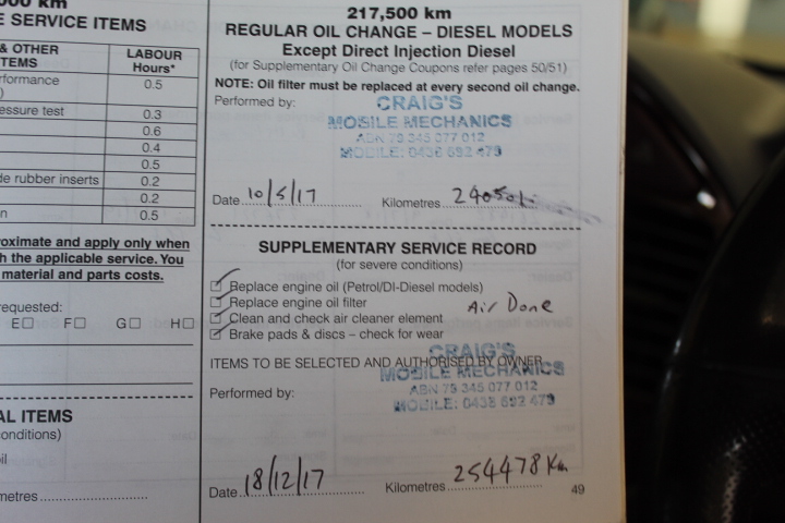 2011 Toyota Hilux 4X4 SR KUN26R Turbo Diesel WOVR-INSPECTED