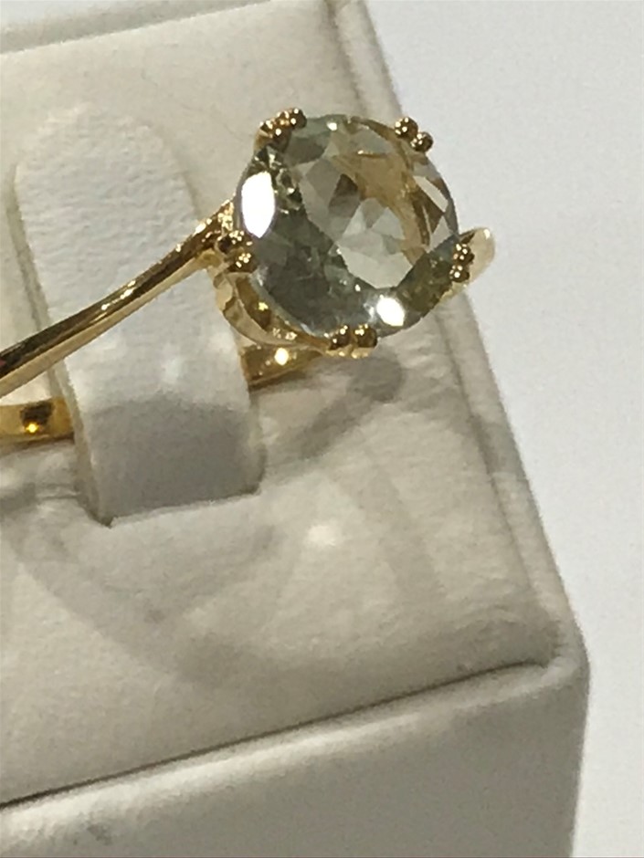 0.59 Ct Oval Yellow Sapphire Gemstone