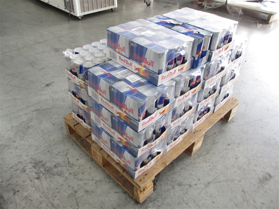 Small Pallet of Red Bull Energy Drink Auction (01093017095) Grays