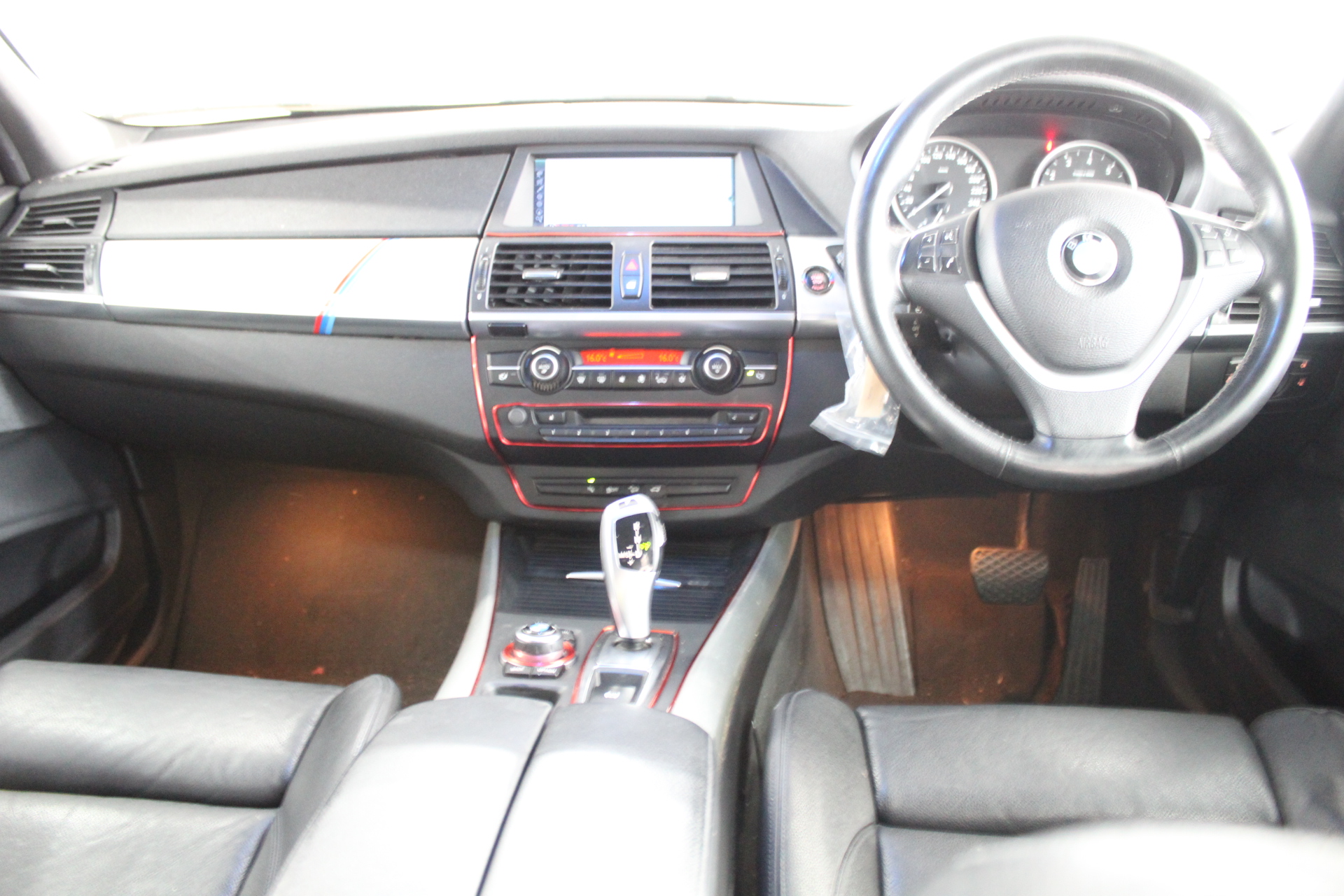 18k White & Yellow Gold Filled, Black Face Iced Out Diamond Quartz Watch