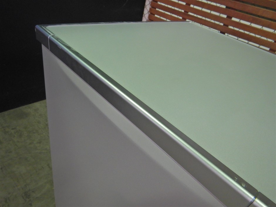 9K YELLOW GOLD 0.01ct HI SI DIAMOND SMKY QTZ NECKLACE 45cm