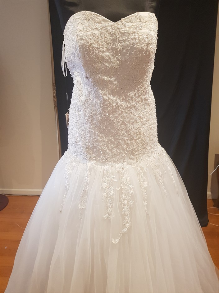 Luxury 18K White Gold Plated Full Diamond Quartz Iced Out Wrist Watch