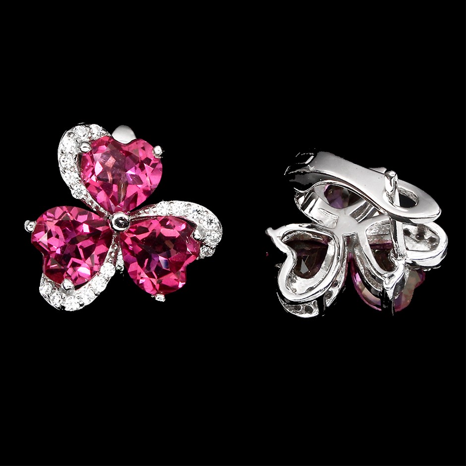 6mm Labradorite & Baroque Pearl Dangling Earrings.